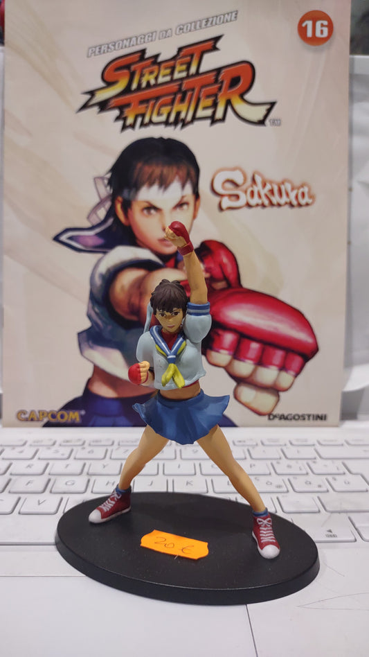 Action figure street fighter Sakura de Agostini capcom