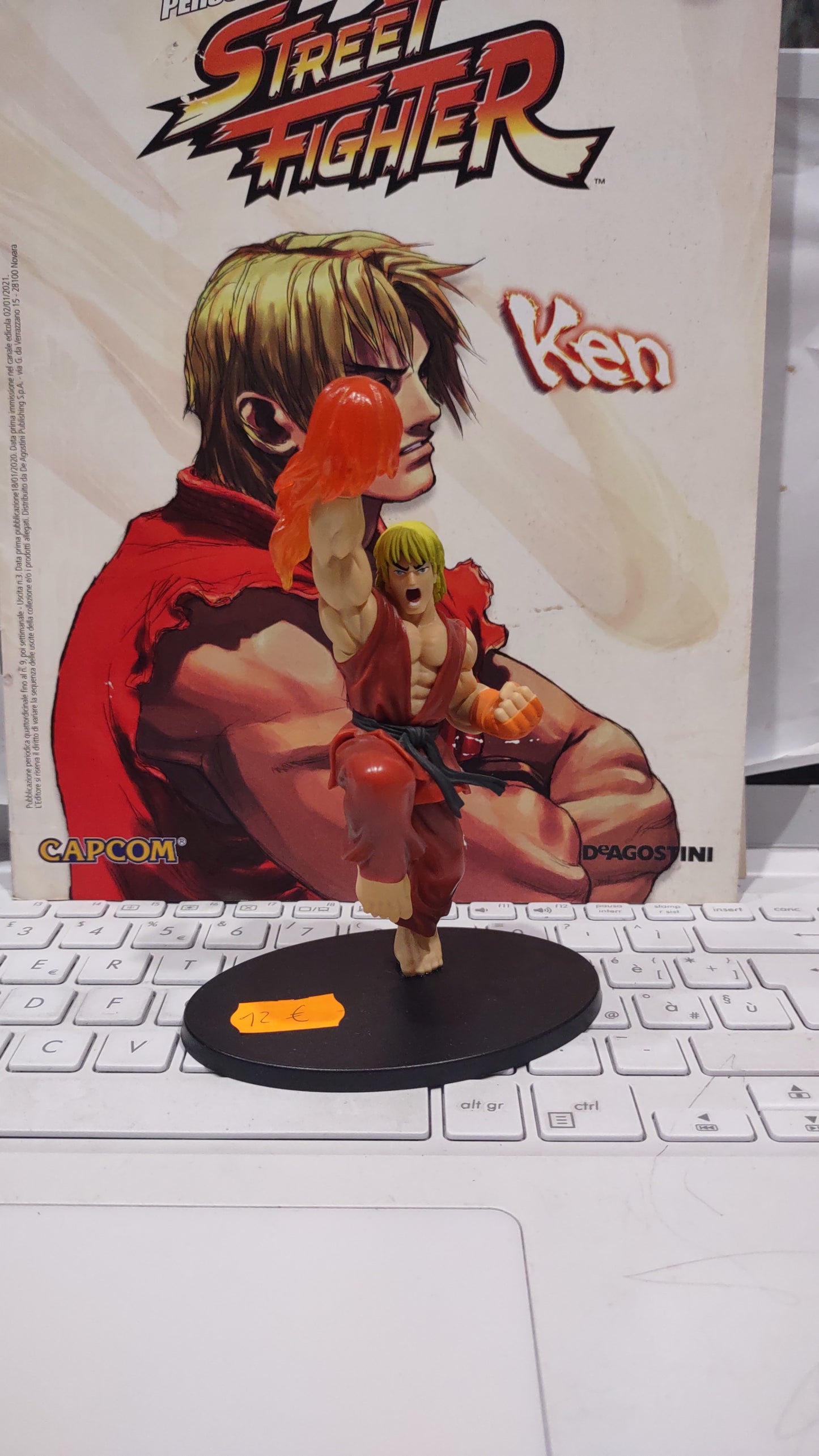 Action figure street fighter Ken de Agostini capcom