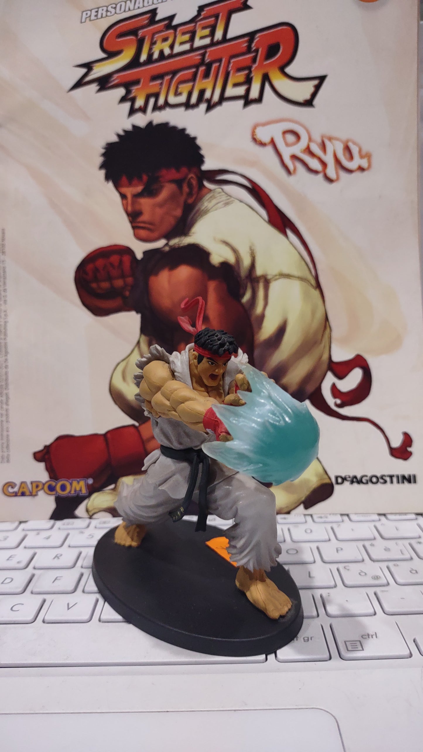 Action figure street fighter Ryu de Agostini capcom