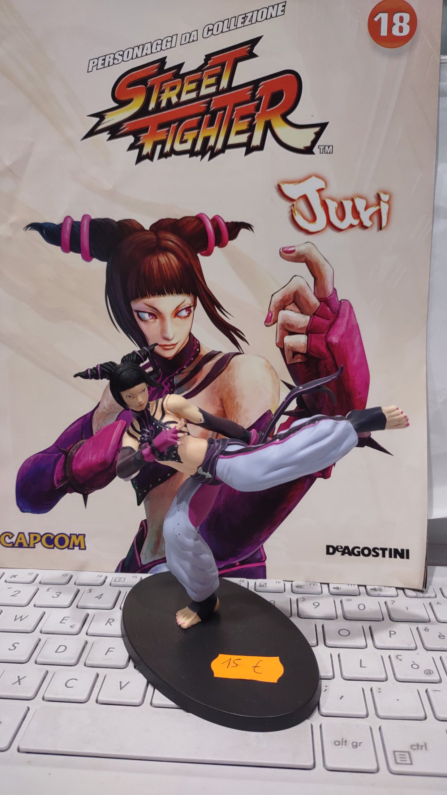 Action figure street fighter juri de Agostini capcom