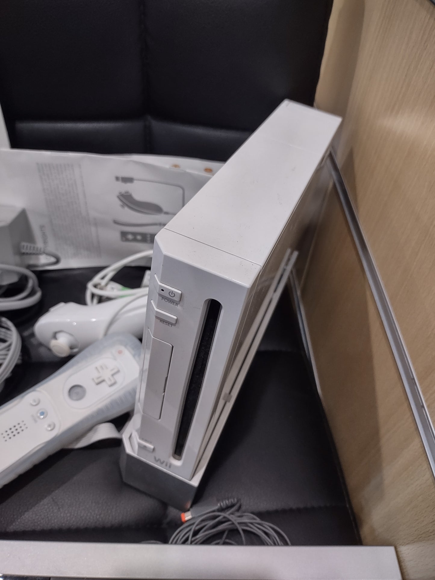 Console Nintendo Wii White con cavi gioco Wii play incluso F2