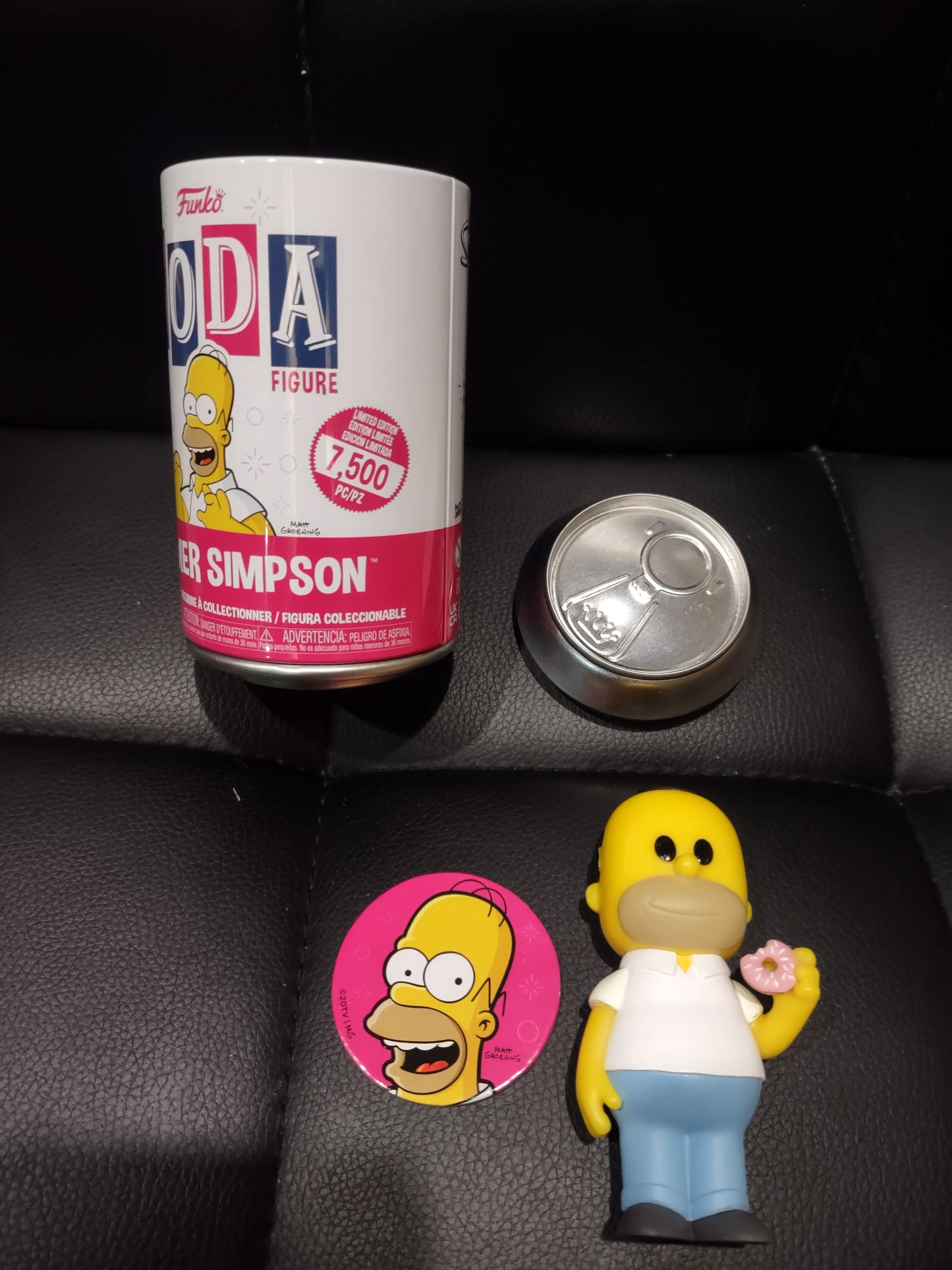 Action figure Funko soda Homer Simpson limited edition 7500 edition