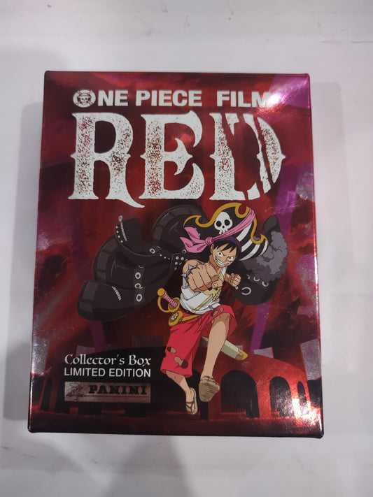 Panini collectors box limited edition One piece film Red