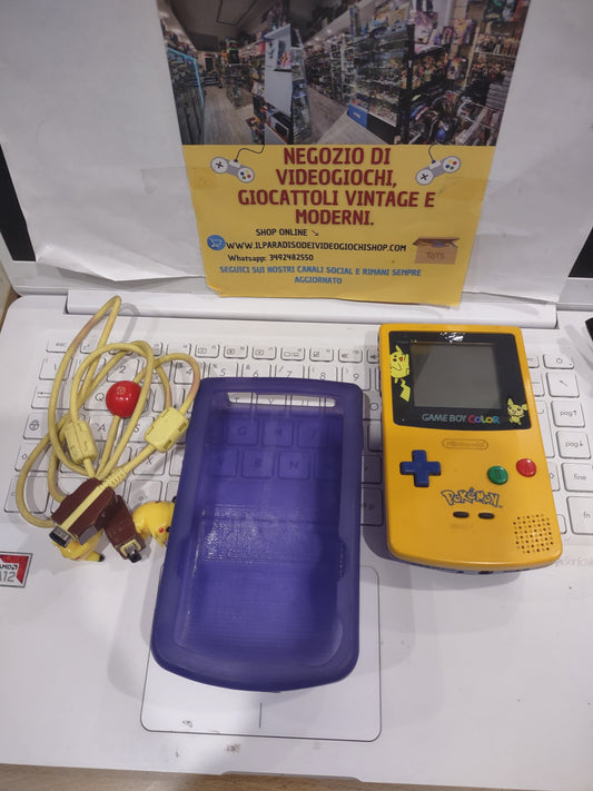 Console Nintendo game boy color Pokémon edition più accessori