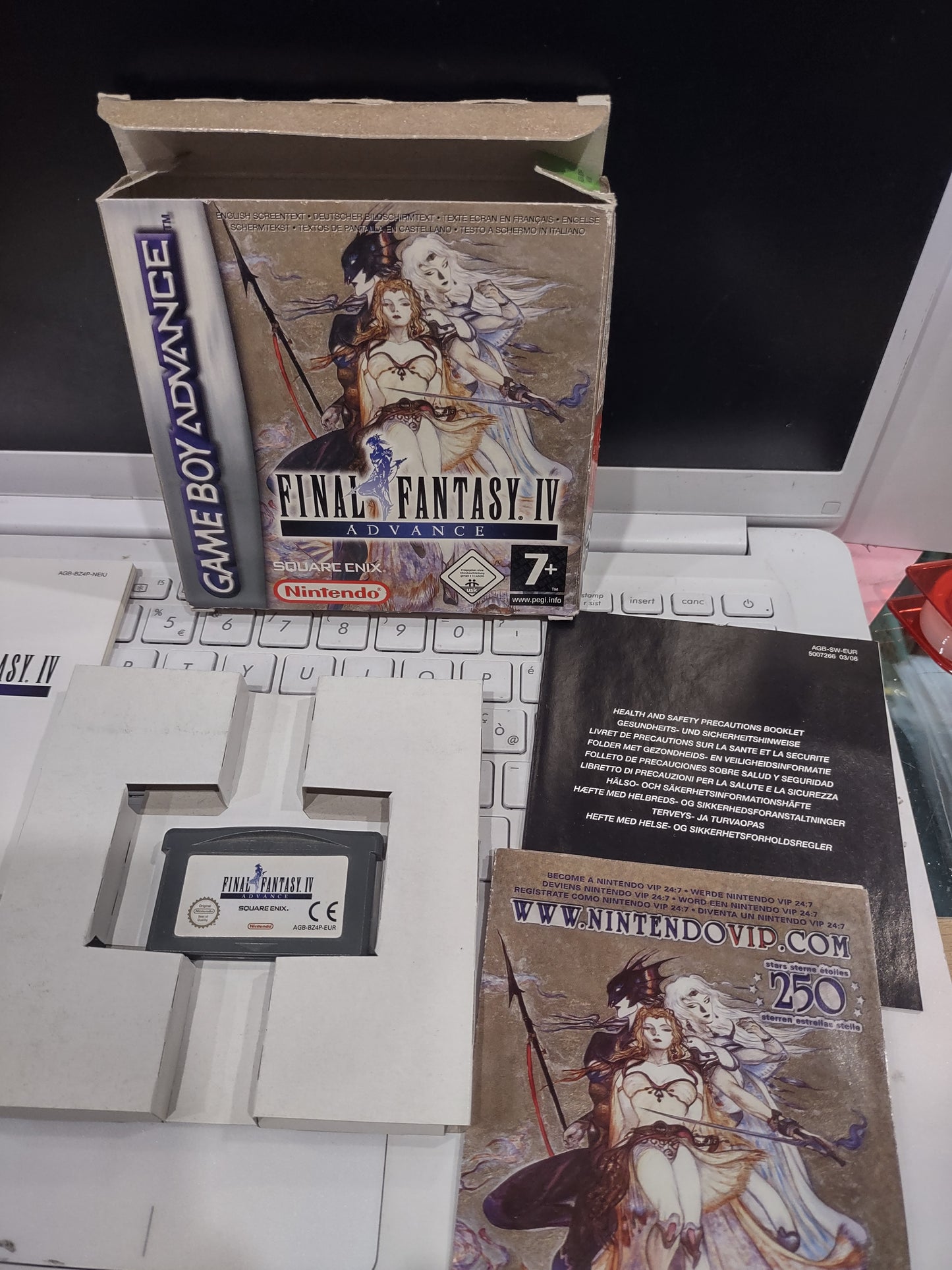 Gioco nintendo GBA Gameboy Advance final Fantasy IV multi Ita completo