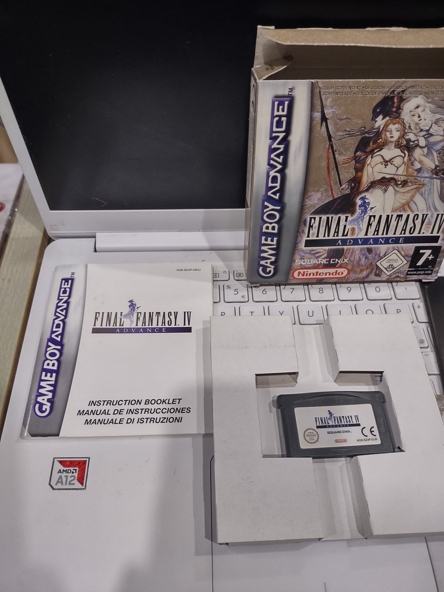 Gioco nintendo GBA Gameboy Advance final Fantasy IV multi Ita completo