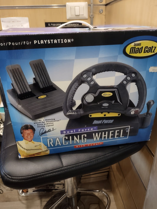 Accessorio PlayStation ps1 madcatz volante racing wheel