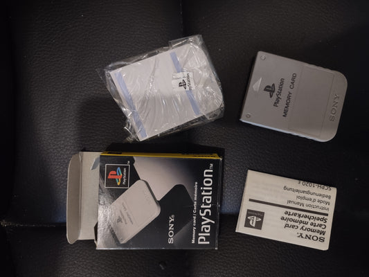 Accessorio originale memory card PlayStation PS1 Sony