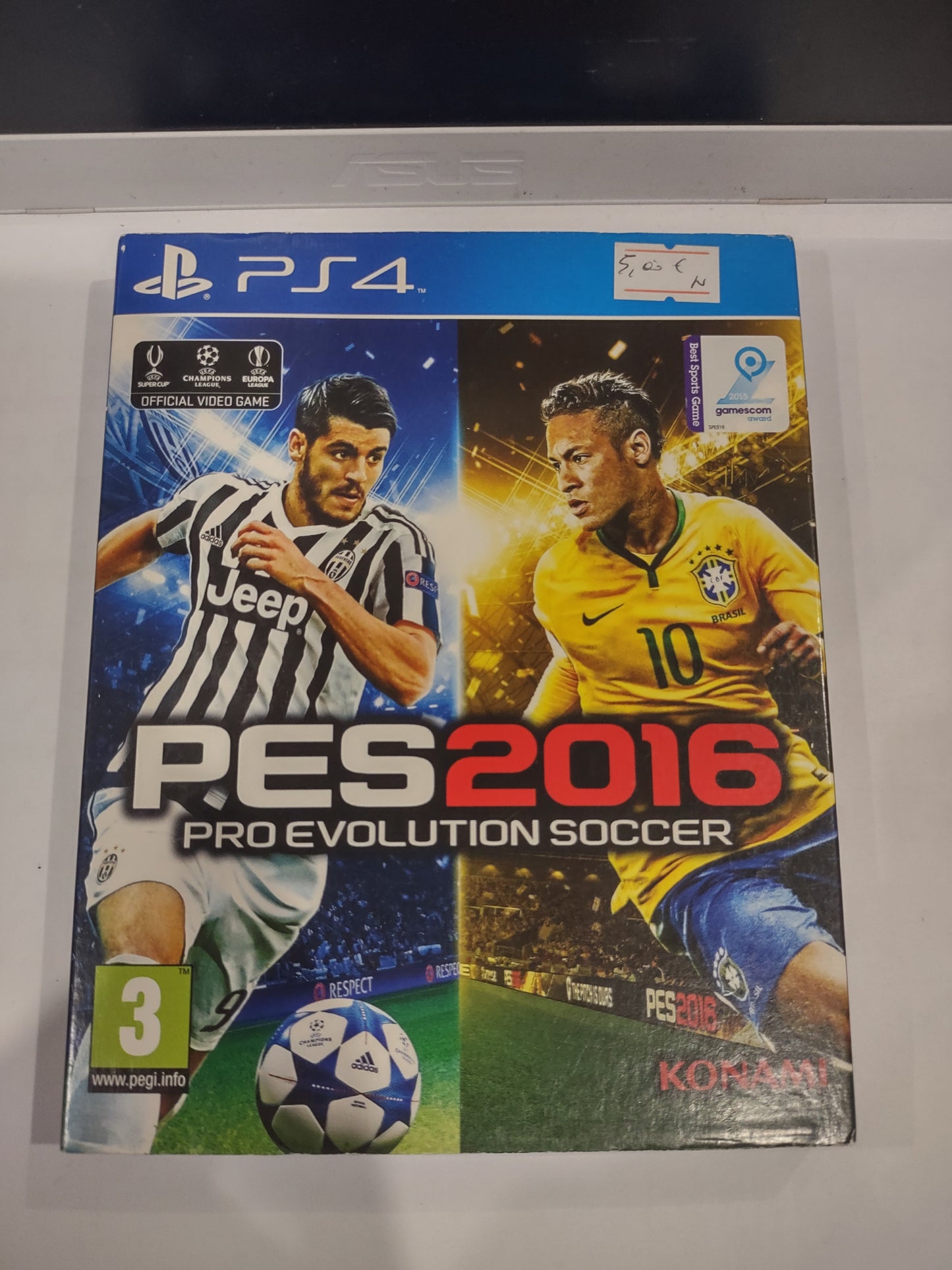 Gioco PlayStation PS4 Pes 2016 Pro Evolution soccer 20 anniversary