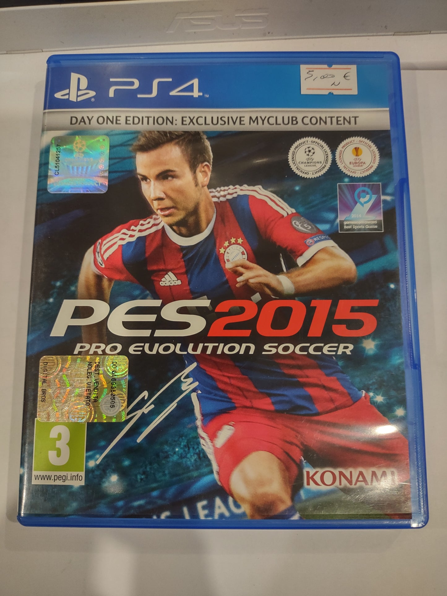 Gioco PlayStation PS4 Pes 2015 Pro Evolution soccer