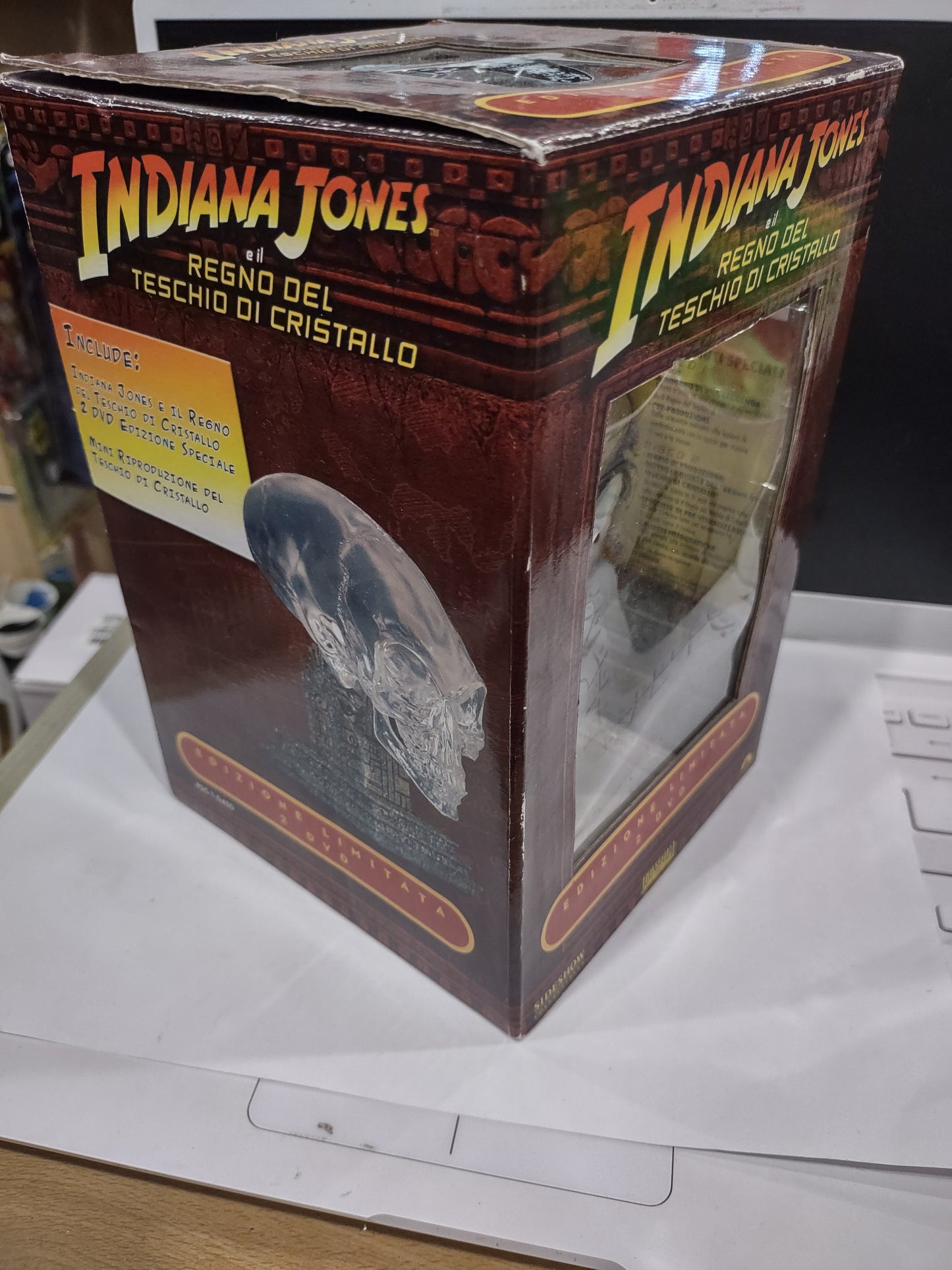 Cofanetto edizione limitata 2 DVD indiana Jones e il regno del teschio di cristallo