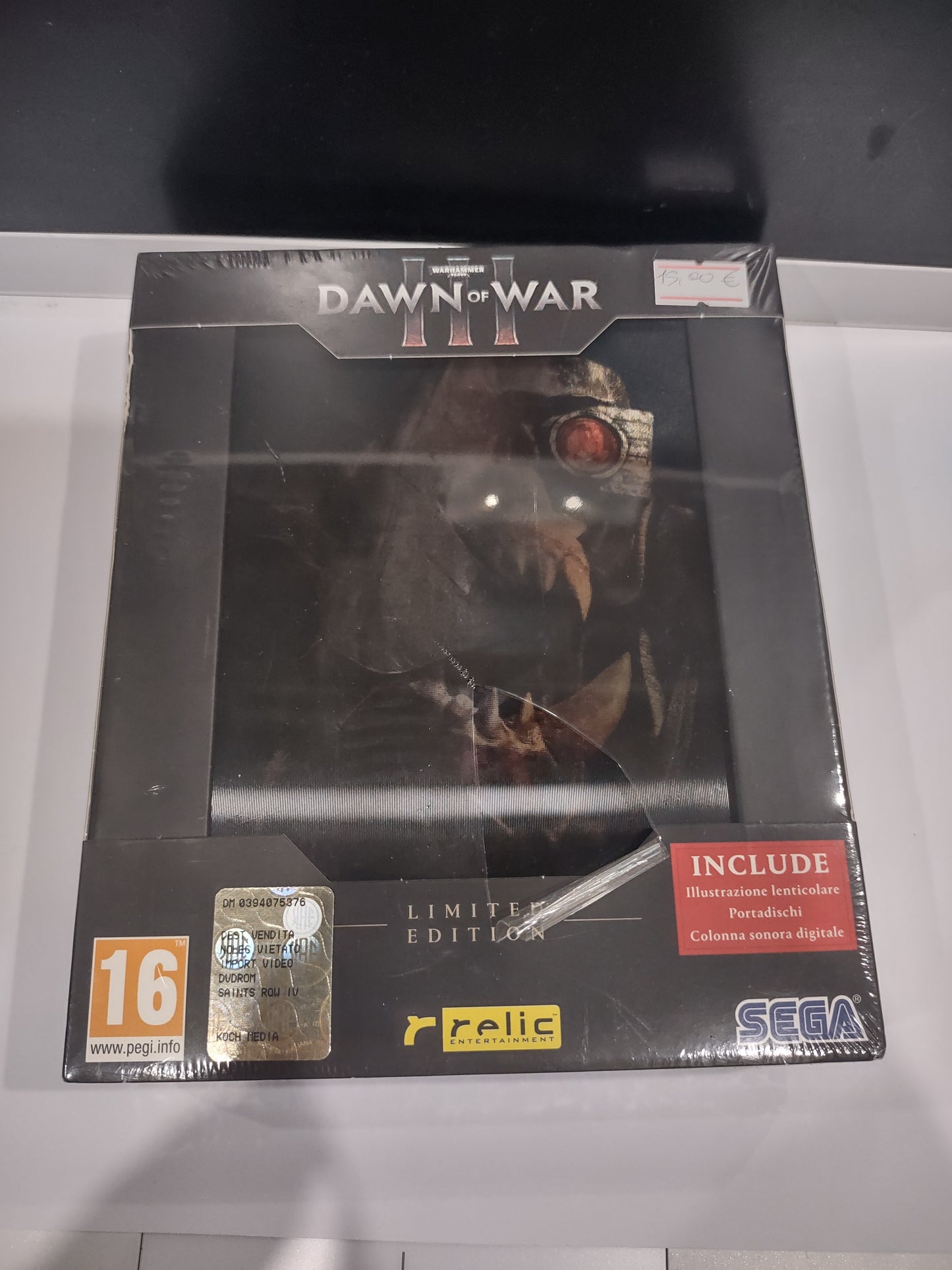 Gioco PC computer nuovo sigillato Warhammer 40.000 Dawn of war 3 limited edition