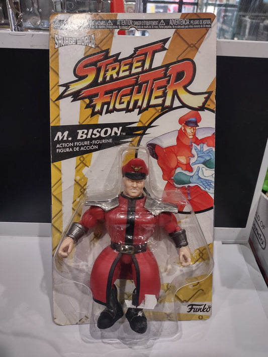 Action figure street fighter Savage world mister bison funko