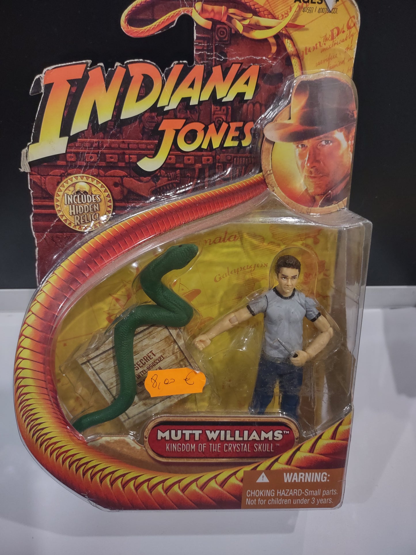 Action figure indiana Jones mutt Williams con gadget