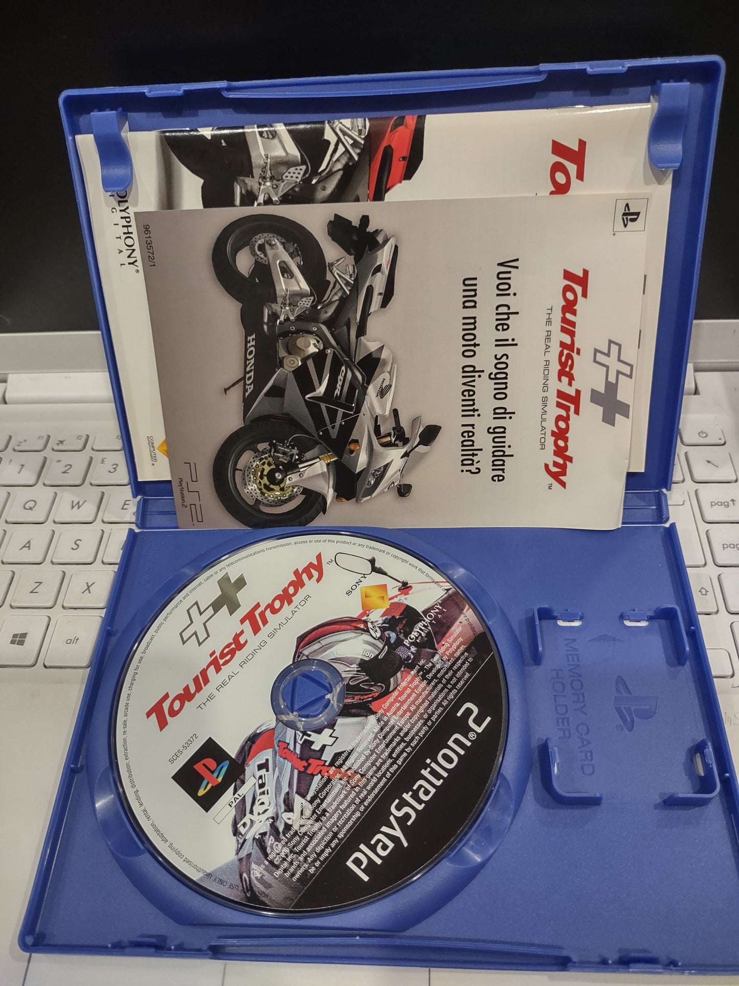 Gioco PlayStation PS2 tourist Trophy the real riding simulator PAL ita