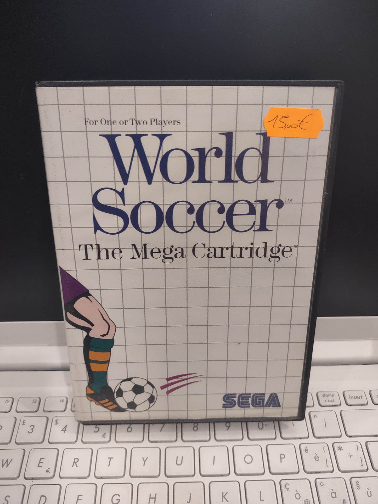 Gioco sega master system world soccer cartridge