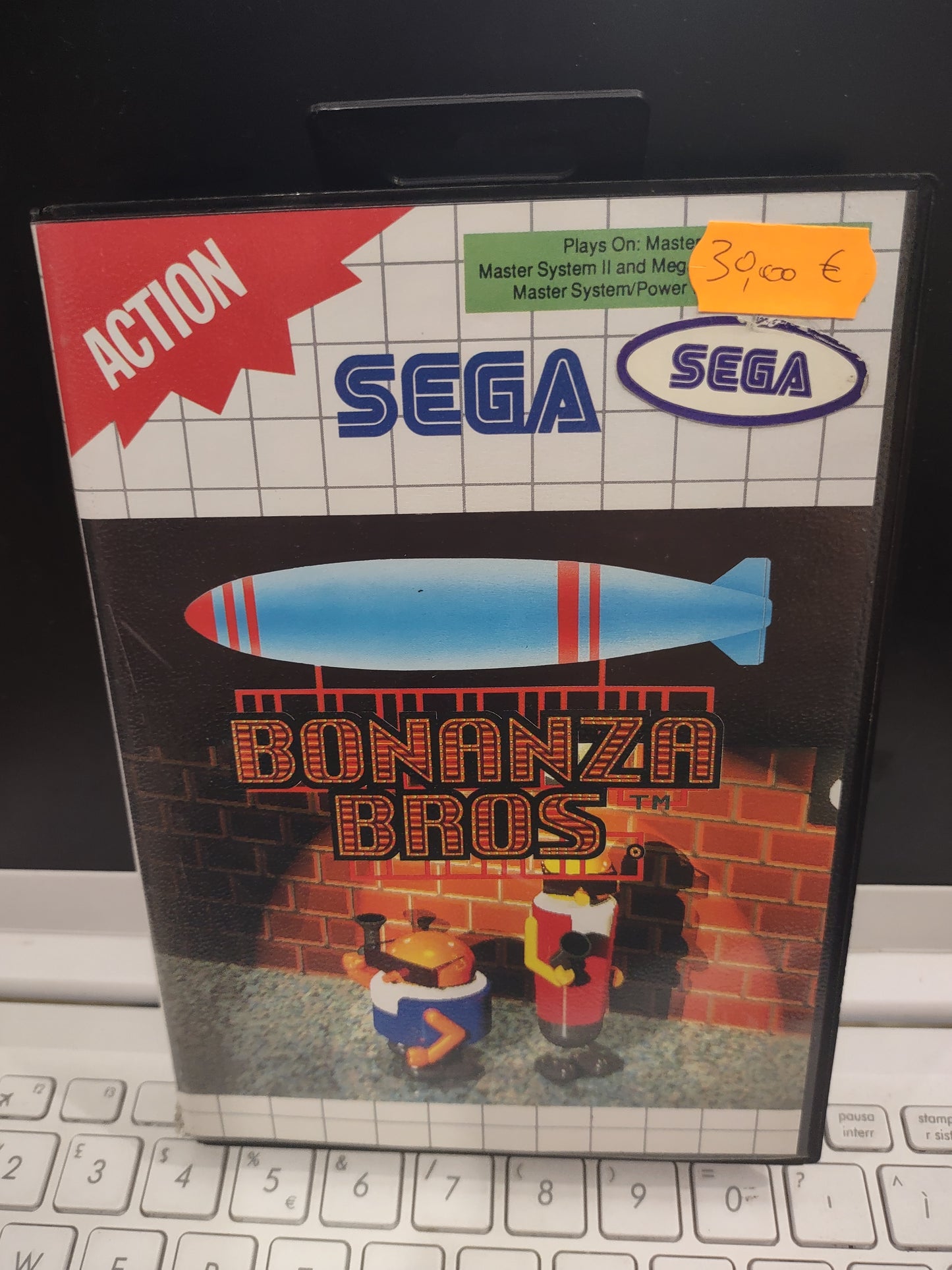 Gioco sega master system Bonanza Bros