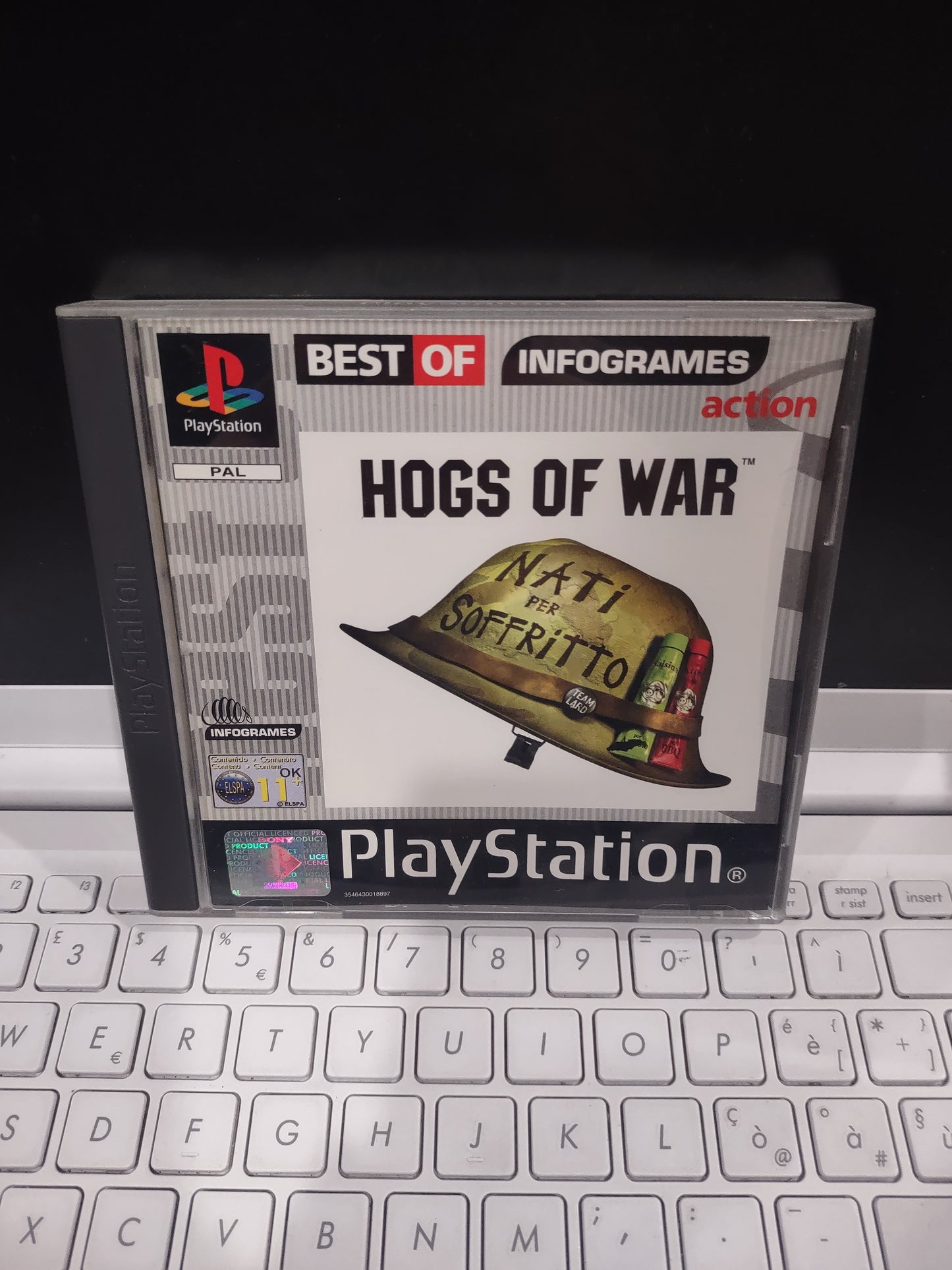 Gioco raro PlayStation PS1 hogs of war PAL ita