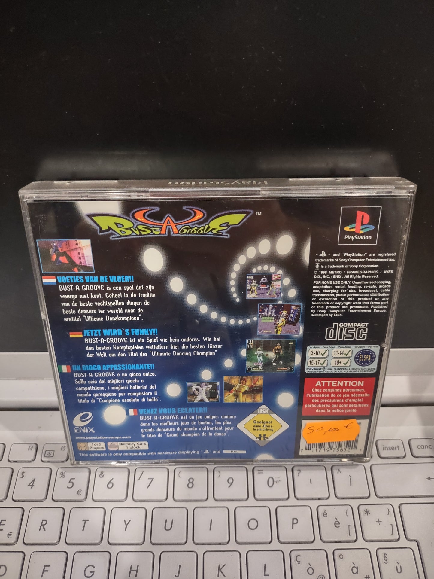 Gioco PlayStation PS1 bust a groove PAL ita