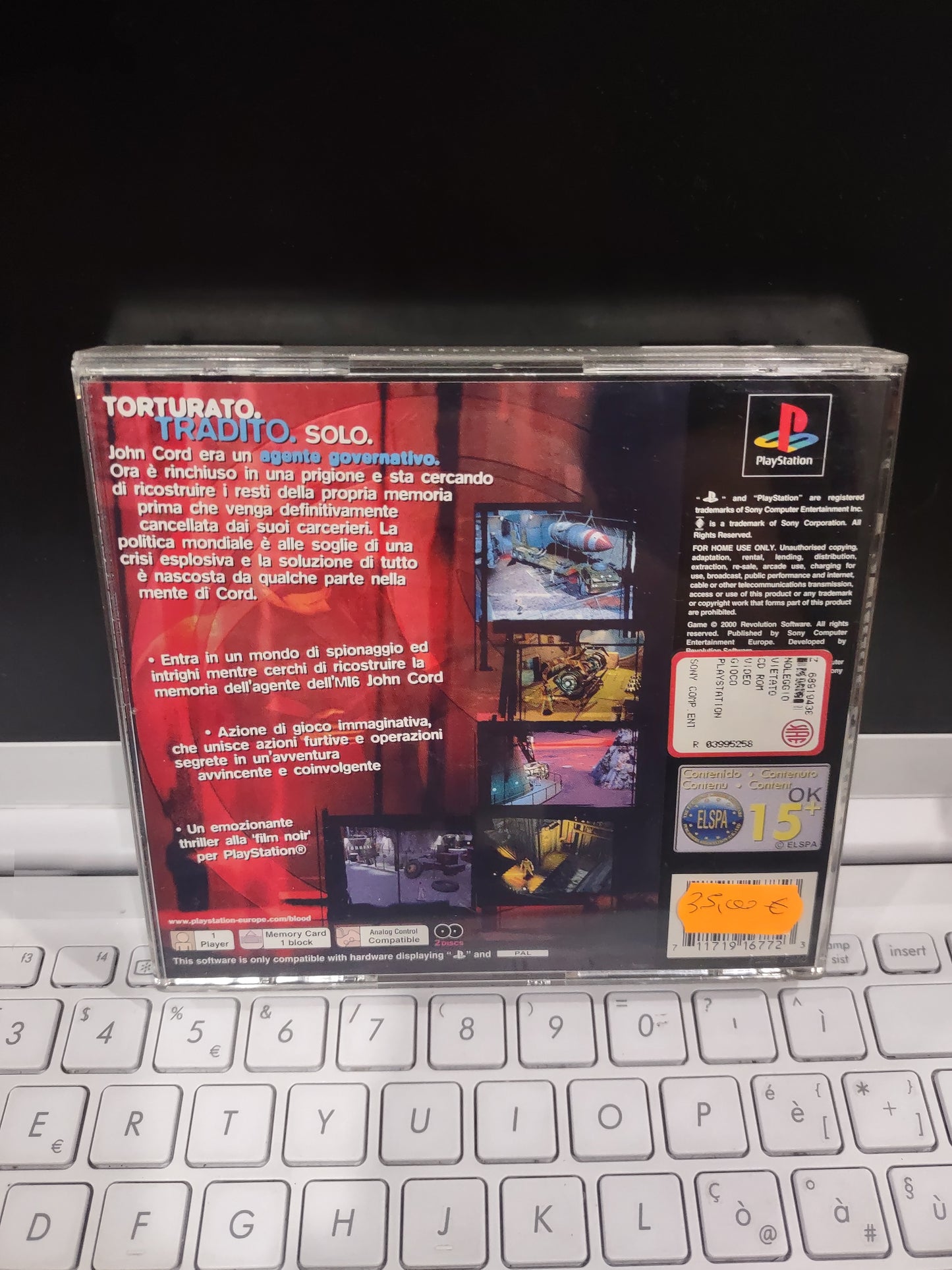 Gioco PlayStation PS1 A sangue freddo ita prima stampa