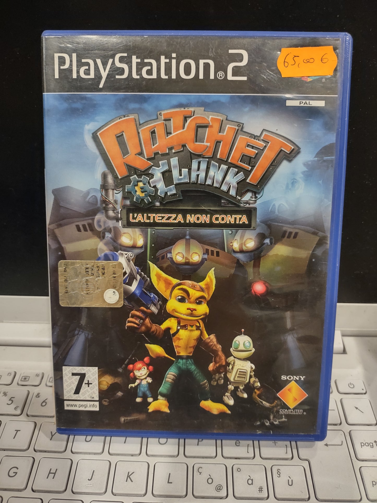 Gioco raro PlayStation PS2 Ratchet and Clank l'altezza non conta