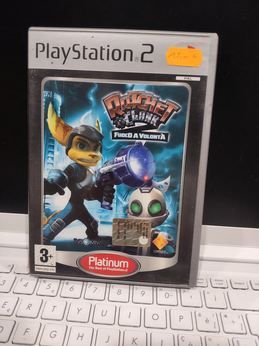 Gioco PlayStation PS2 Ratchet and Clank fuoco a volontà