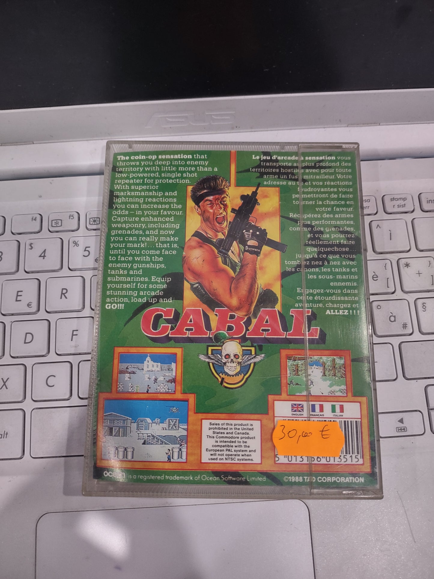 Gioco Ocean commodore 64/128 cabal