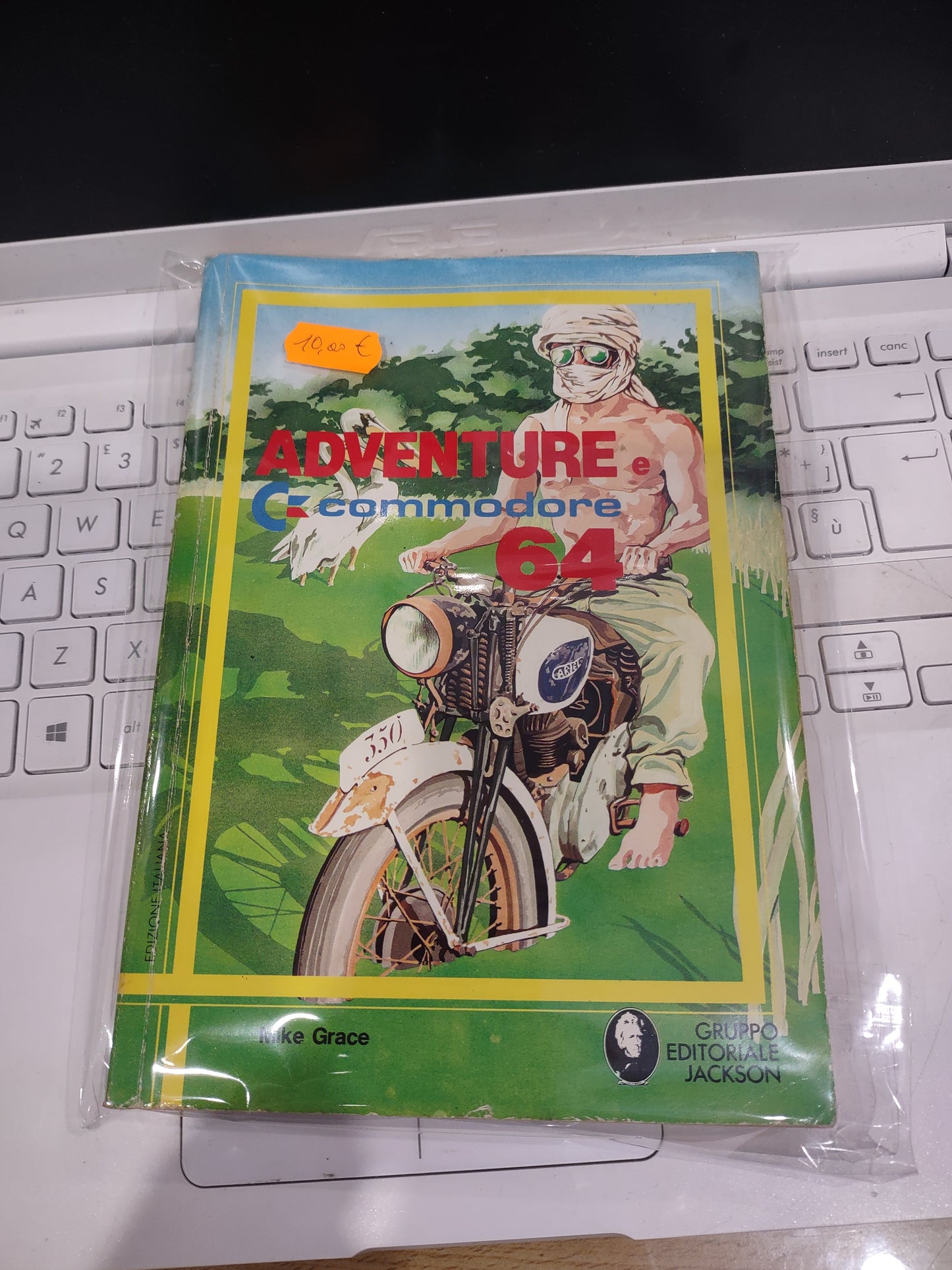 Libro commodore 64 Adventure Jackson editoriale 157