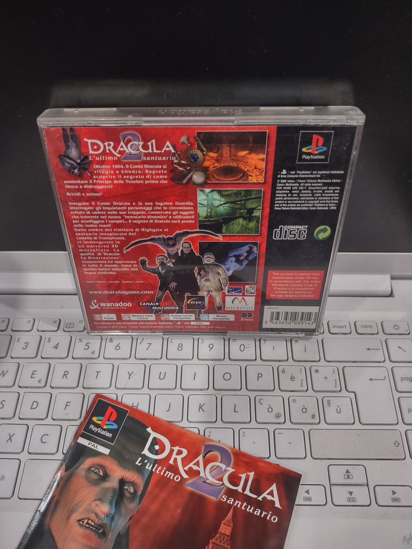 Gioco PlayStation PS1 Dracula 2 l'ultimo santuario