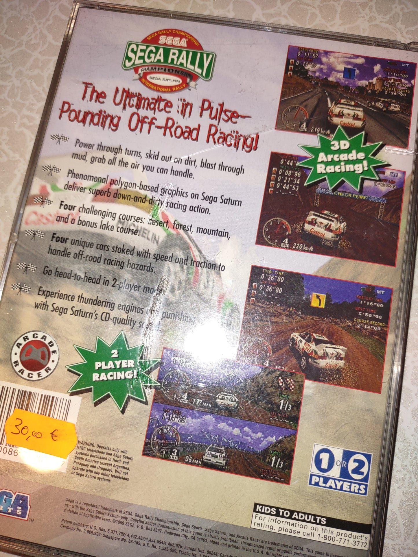 Gioco sega Saturn nstc rally Championship