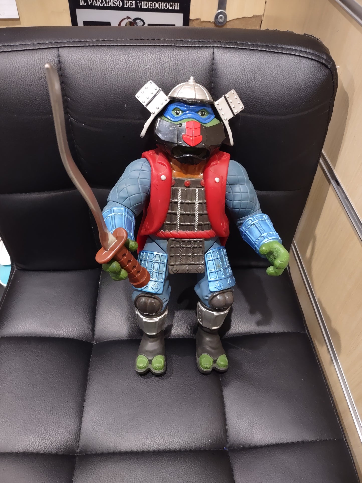 Ninja turtles teenage mutant samurai giant Leo Leonardo playmates vintage 1993 Mirage studios