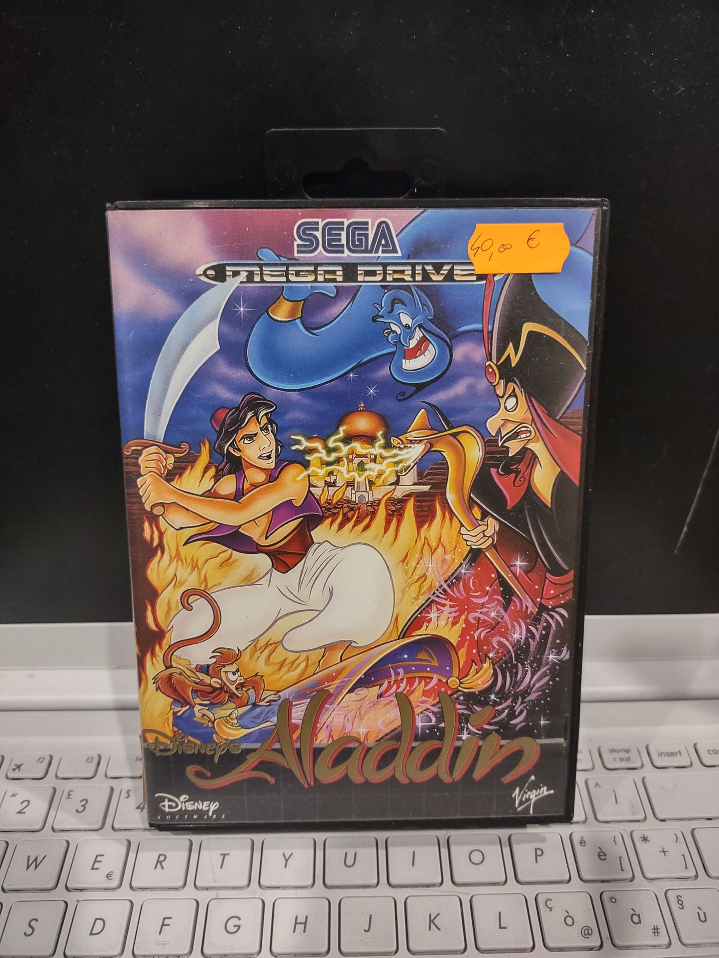 Gioco Sega Mega drive Disney Aladdin completo