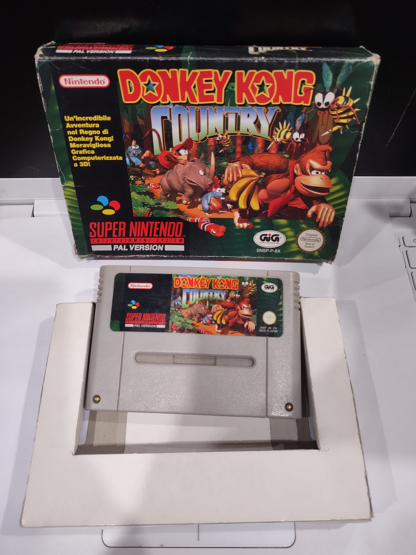 Gioco Nintendo snes super superNintendo PAL donkey Kong country 1 gig