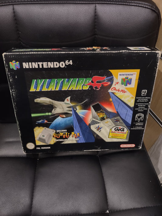 Gioco Nintendo 64 n64 pal version lylat wars Rumble pack includes gig