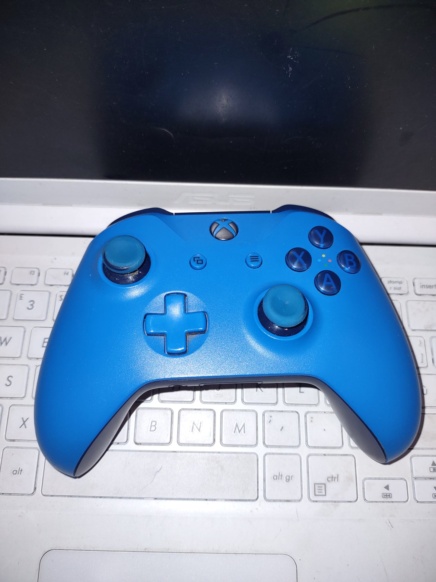 Controller wireless Xbox One Blue black batterie