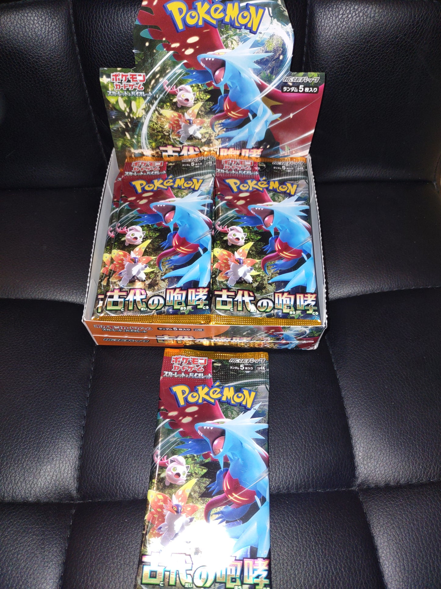 Pacchetto Pokémon carte Jap version scarlatto Violetto espansione antico roar
