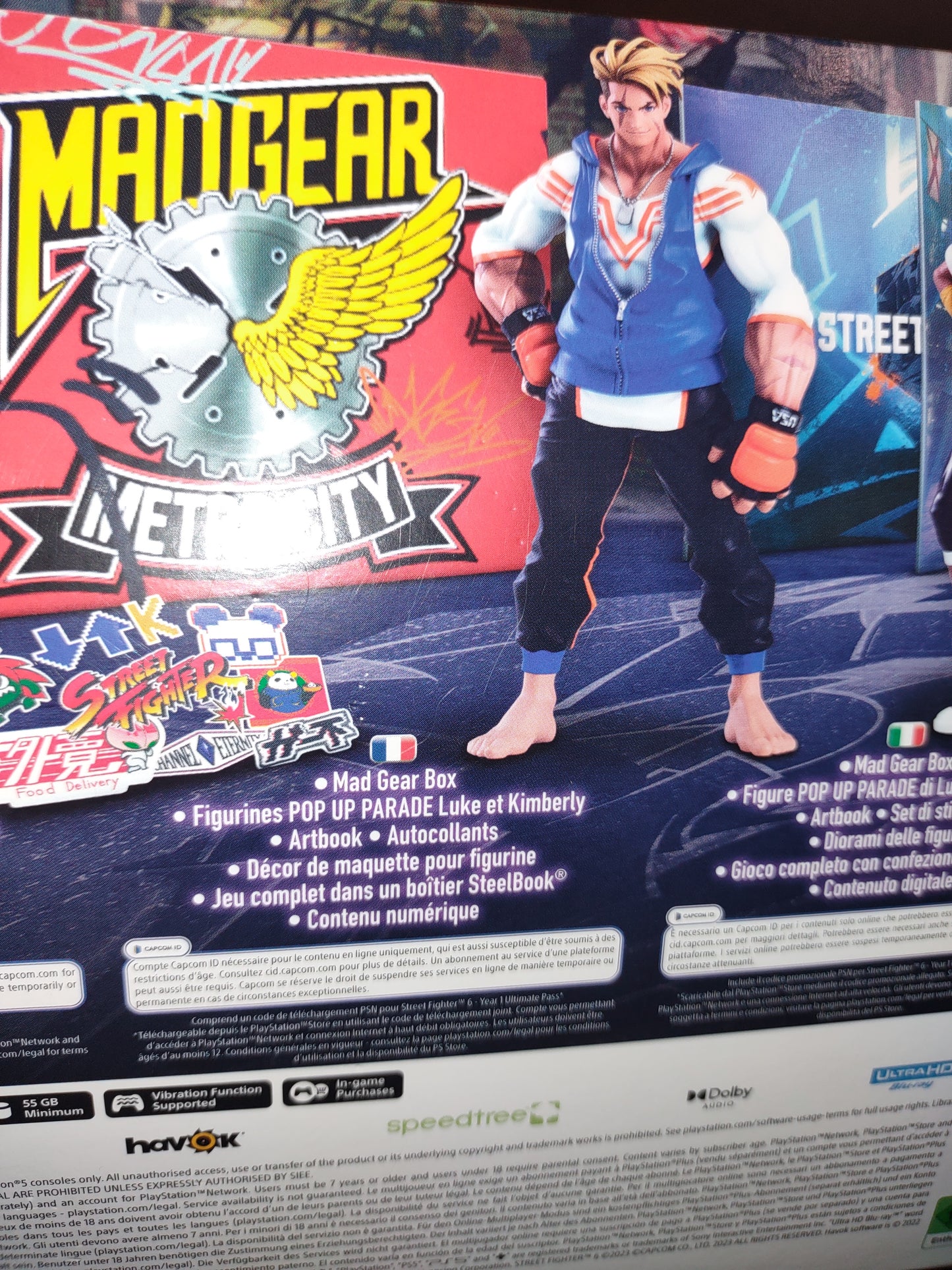Gioco PlayStation ps5 street fighter 6 collector's edition capcom sigillata