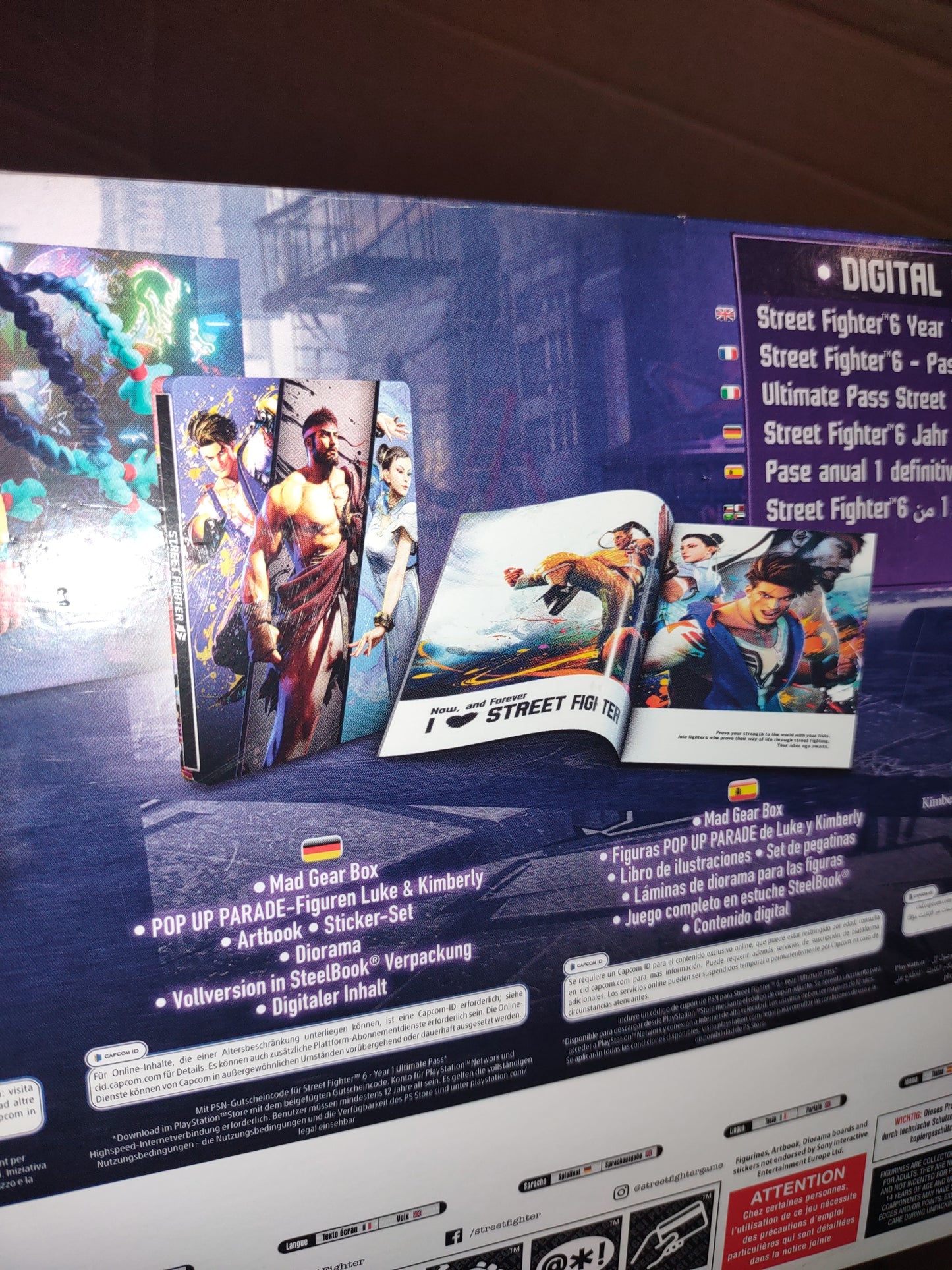 Gioco PlayStation ps5 street fighter 6 collector's edition capcom sigillata