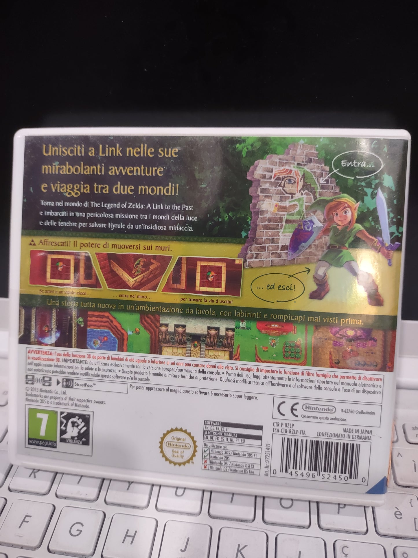 Gioco Nintendo 3ds the Legend of Zelda a link between worlds