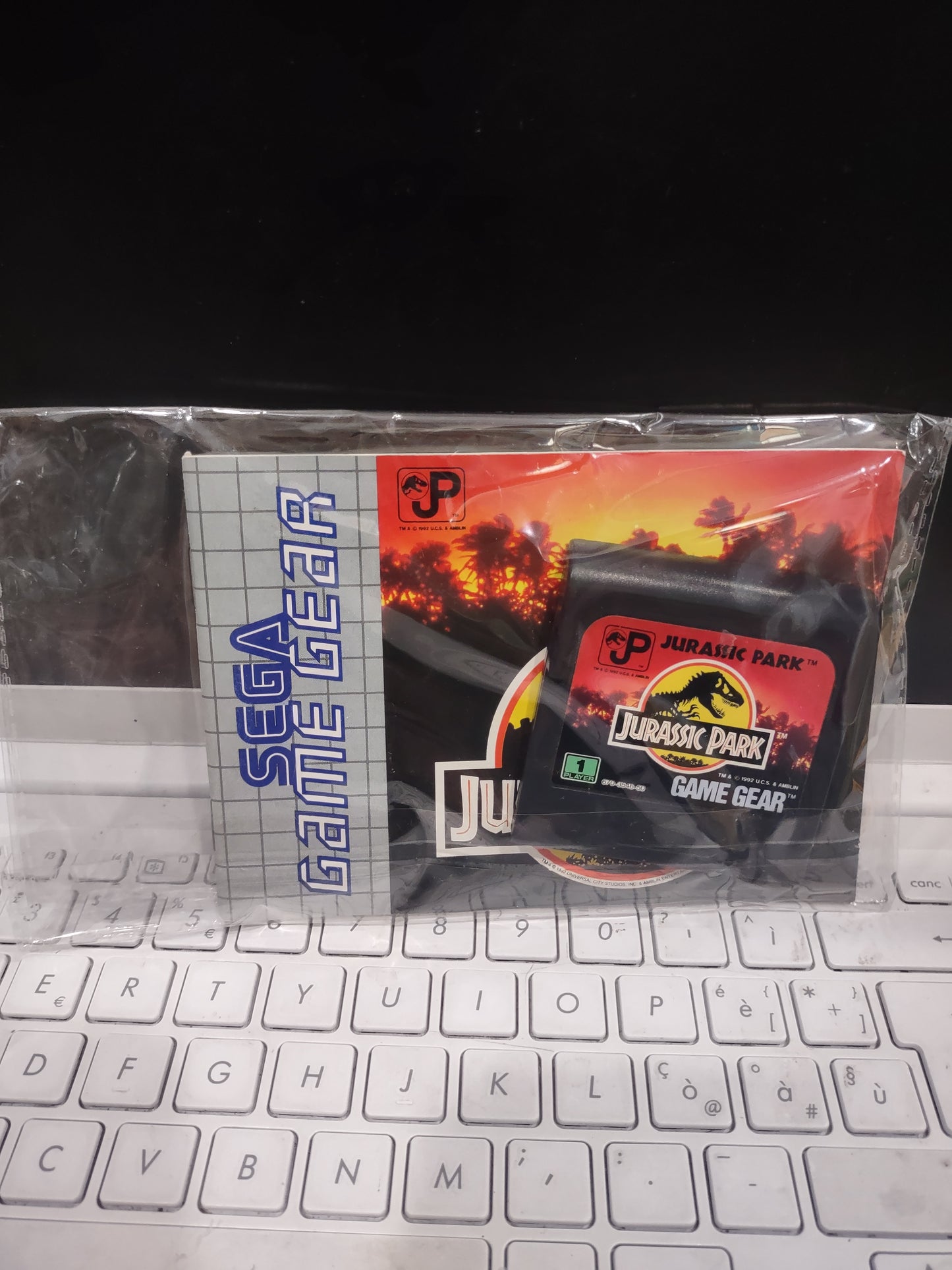 Gioco sega game gear Jurassic Park più istruzioni