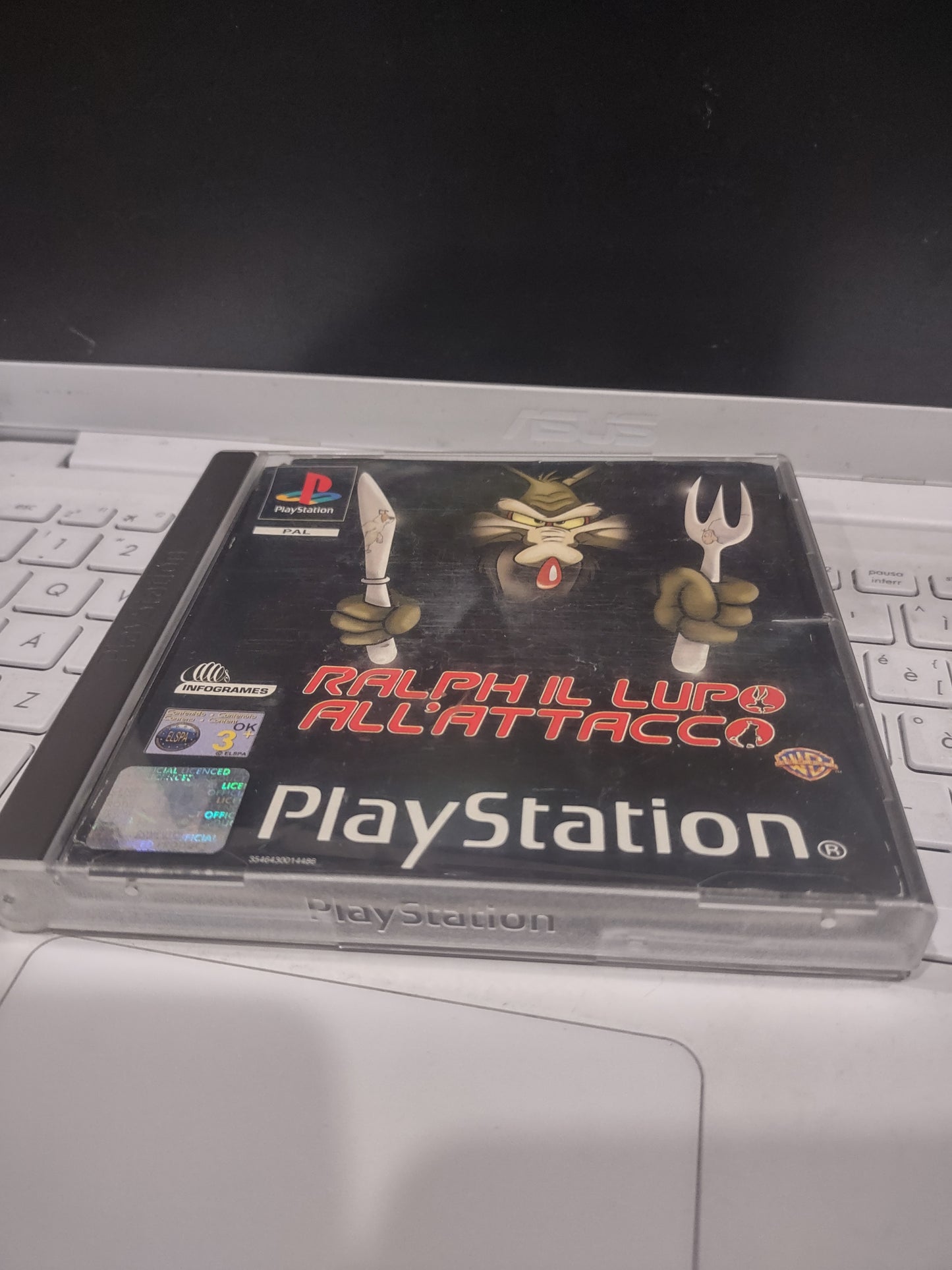 Gioco PS1 PlayStation pal ita Ralph il lupo all'attacco Warner Bros