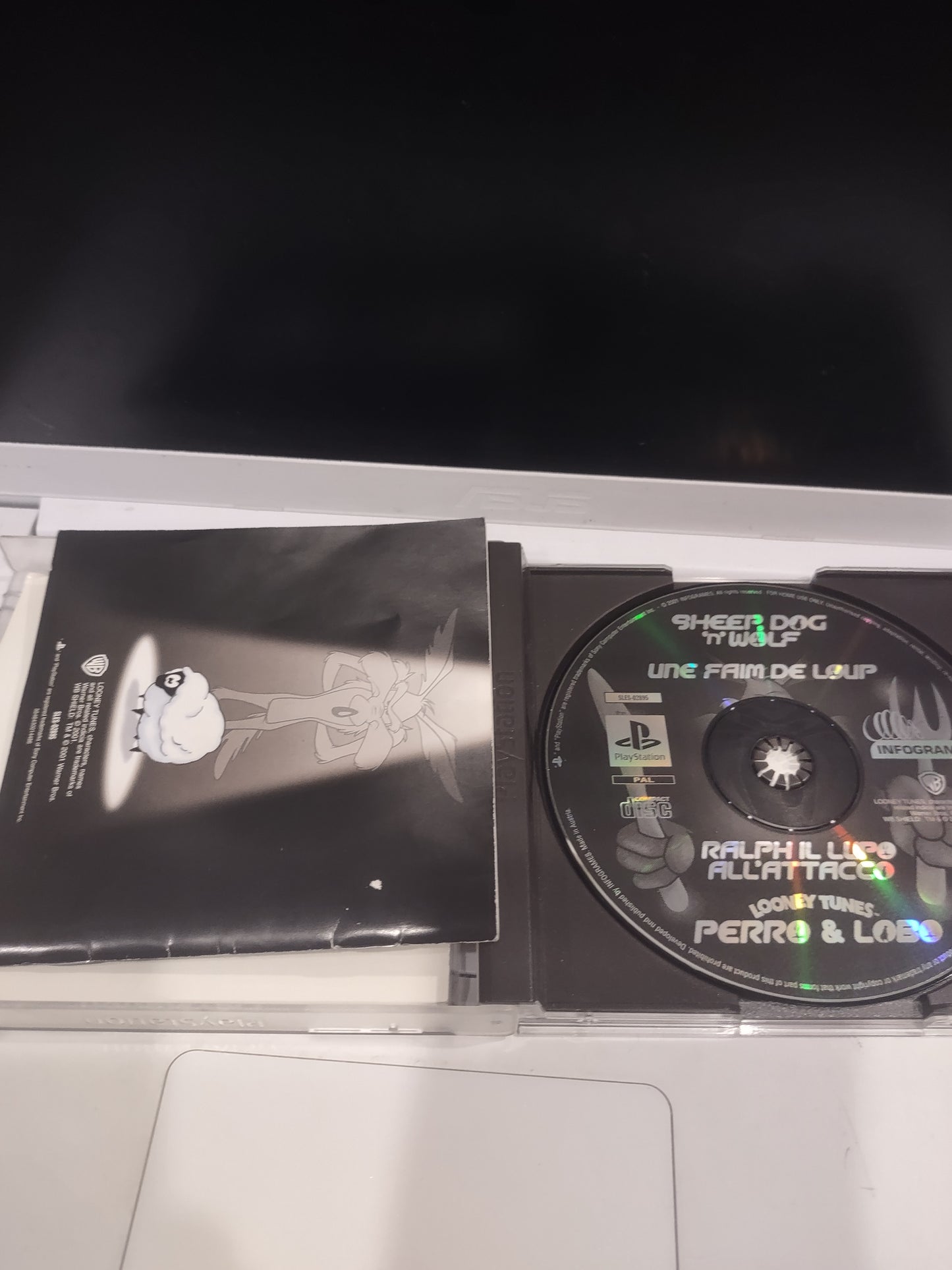 Gioco PS1 PlayStation pal ita Ralph il lupo all'attacco Warner Bros