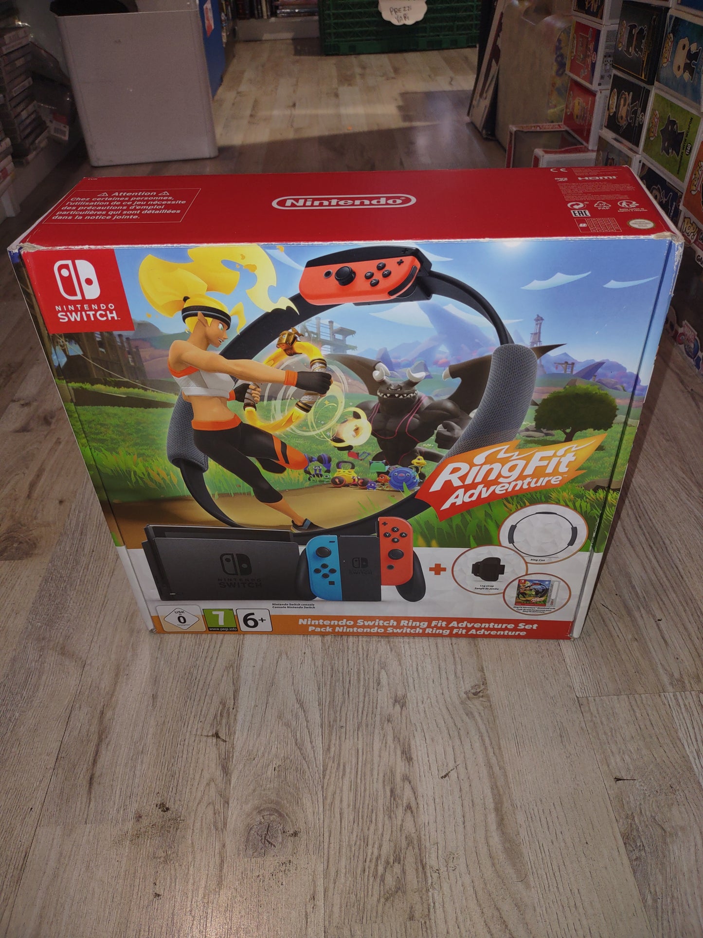 Console Nintendo switch ringfit Adventure edition set pack