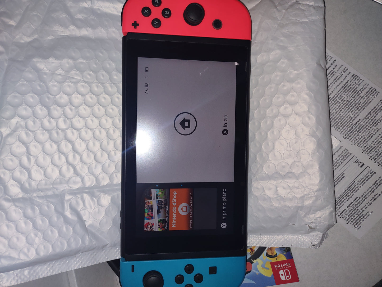Console Nintendo switch ringfit Adventure edition set pack