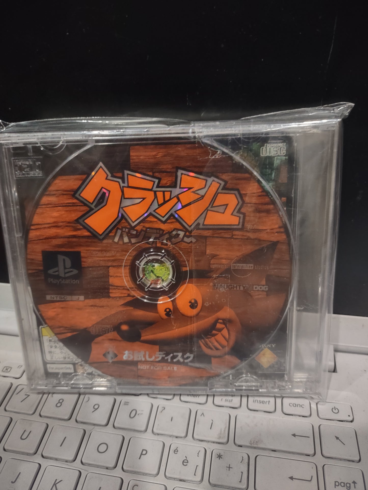 Gioco PlayStation PS1 sigillato Japan Crash Bandicoot demo promo