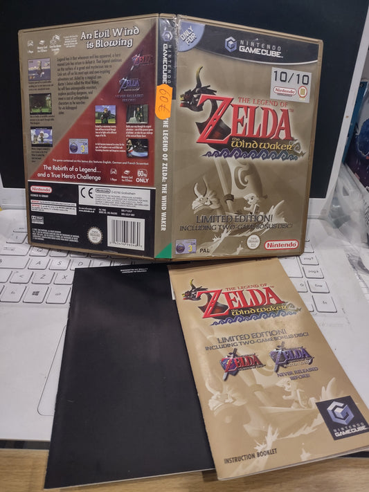 Gioco Nintendo GameCube the Legend of Zelda the Wind waker limited edition ukv