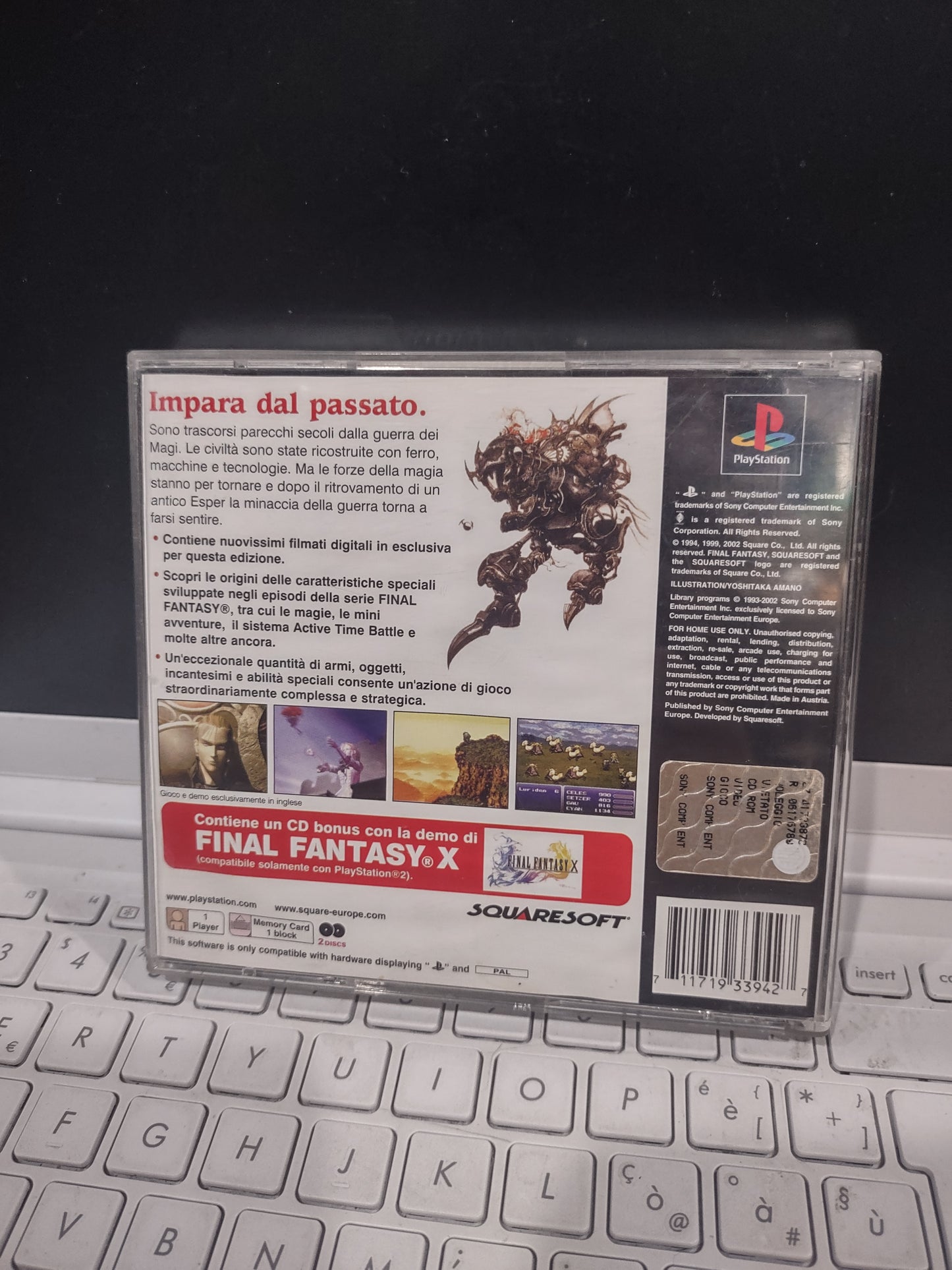 Gioco PlayStation PS1 final Fantasy 6 VI PAL ita