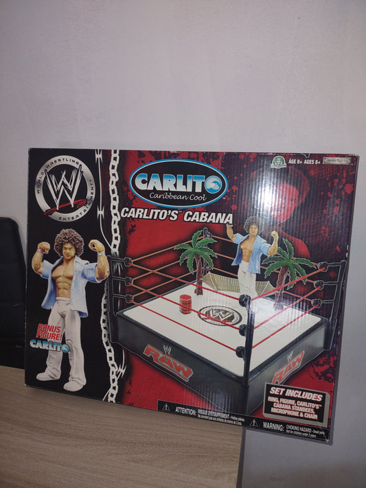 WWE figure jakks pacific ring Limited edition Carlito Cabana carribean cool wrestling