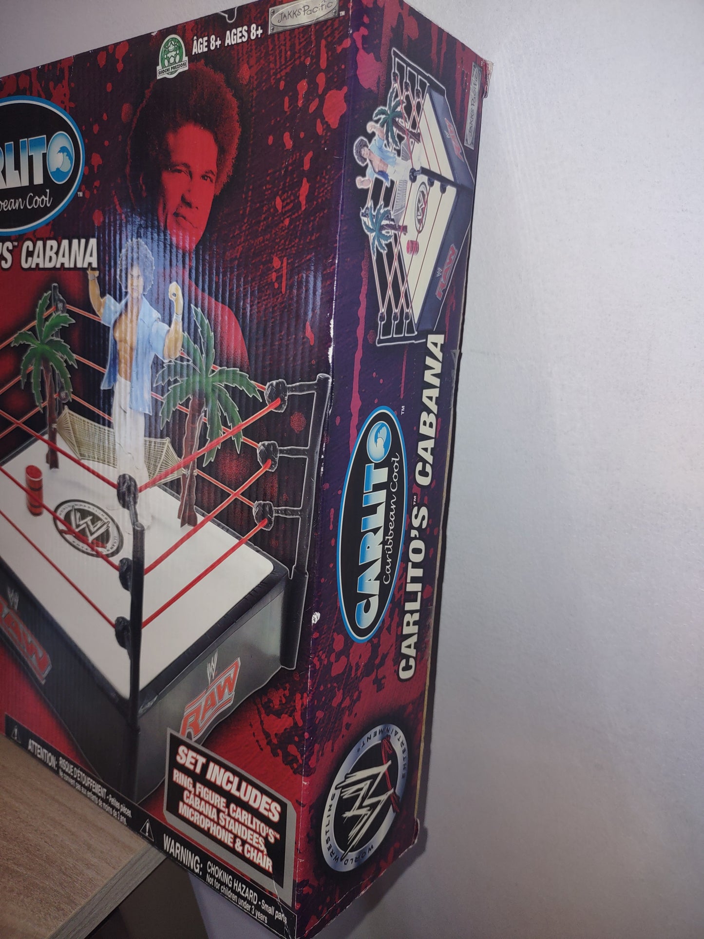 WWE figure jakks pacific ring Limited edition Carlito Cabana carribean cool wrestling