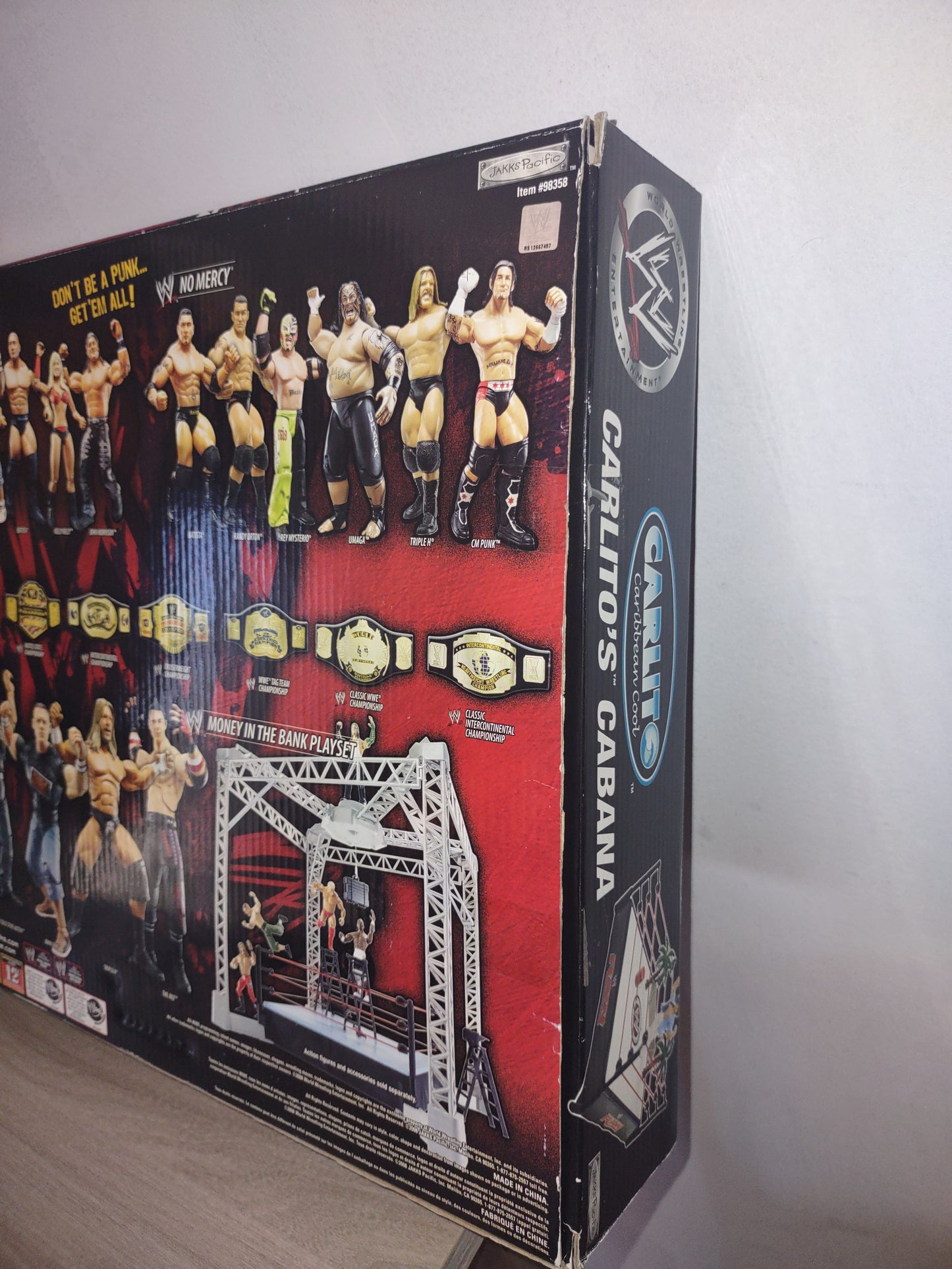 WWE figure jakks pacific ring Limited edition Carlito Cabana carribean cool wrestling